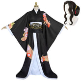 Kibutsuji Muzan Cosplay Costume Kimono Outfits  Halloween Carnival Suit